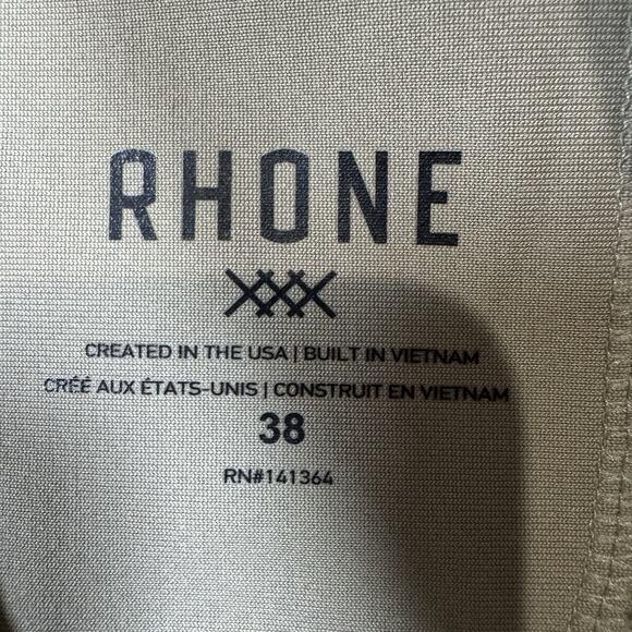 Rhone Pants Mens 38 Communter Tan Performance Stretch Slim - Picture 8 of 13